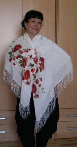 розы на снегу 1227-2 Валерия Фадеева