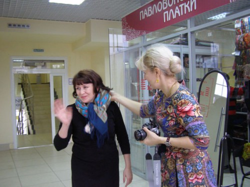 Платок Купчиха 125*125