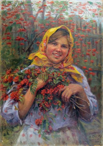 Девочка с рябиной