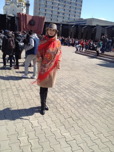 Хабаровск, 9 Мая 2015 г., Мемориал на Площади Славы