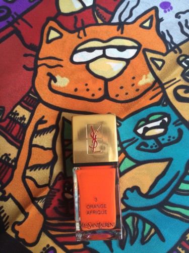 Мартовский 18 и YSL #3 Orange Afrique