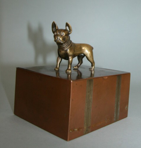 Сигаретница. Венская бронза. Австрия, 1900-е.