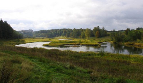 Река в Бабье лето, сентябрь