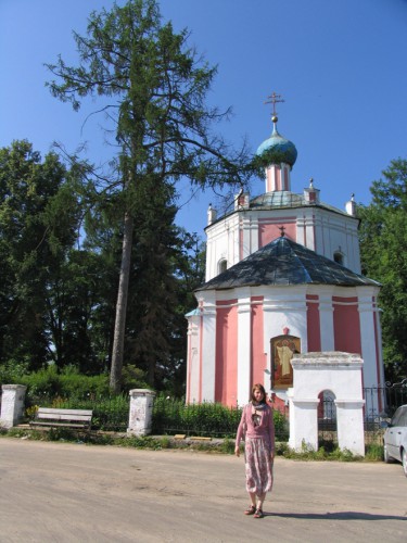 Погост Прутня летом, Церковь Воскресения Христова (1777 г.)