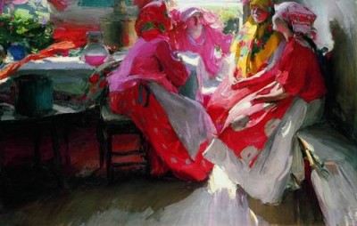 Абрам Ефимов В гостях 1915 ГРМ