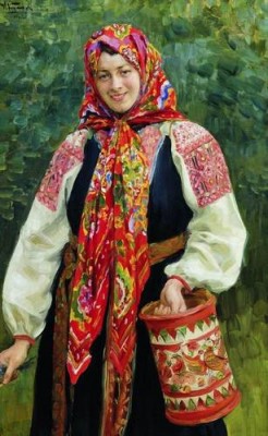 Иван Куликов Девушка с туесом 1912.jpg (32.68 КБ) 8825 просмотров Иван Куликов Девушка с туесом 1912