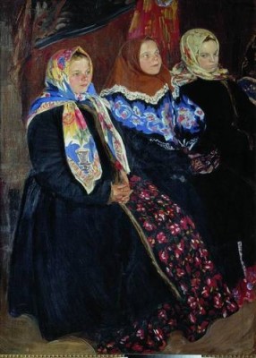 Иван Куликов Три девицы. 1907