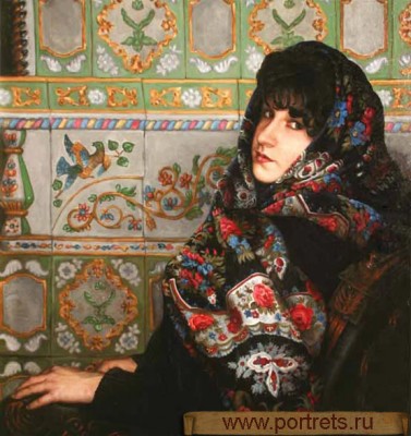В.Дерюгин Портрет жены художника 2002