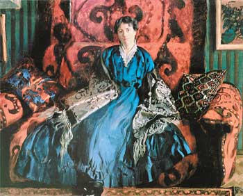 Б. М. Кустодиев. Портрет Ю. Е. Кустодиевой. 1920.jpg