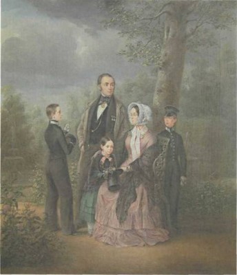 Неизвестный художник. Семейный портрет. 1840–е гг.