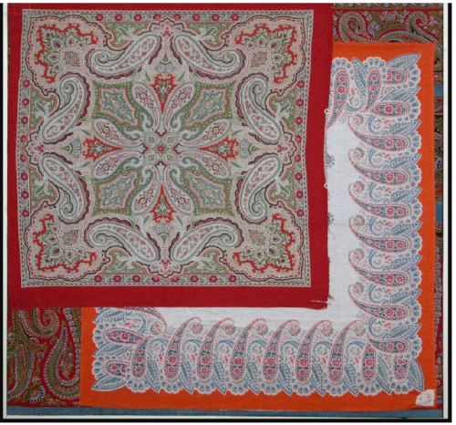 Ситцевые набивные платки Краснопресненской фабрики_Москва_нач20в