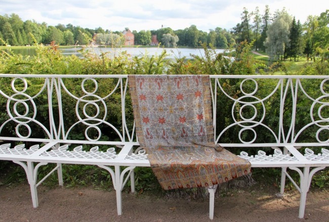 Палантин "Царский". Автор - Татьяна Сухаревская.