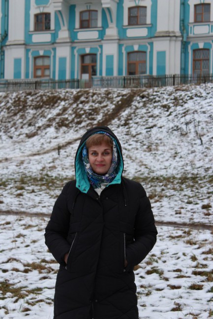 "Молитва" 353-2 Галина Сотскова -1992 год, переработанный рис. 30-х годов шали "Круг", К. Аболихин