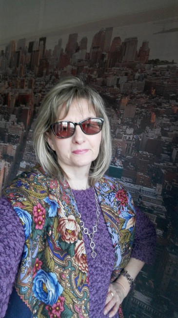 Шаль &quot;Счастливица&quot;, вид 15, 148 х 148см, Художник: Фадеева Валерия