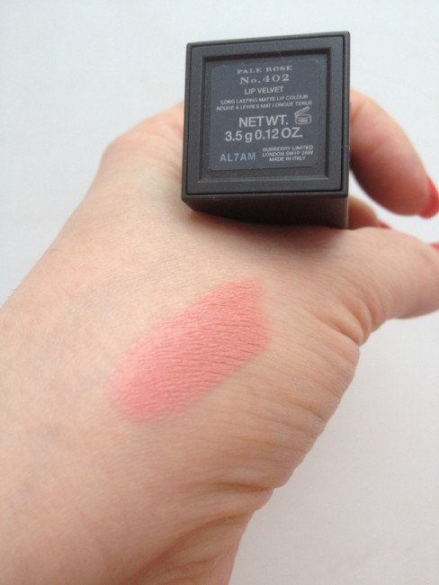 PALE ROSE 402BURBERRY Бархатная помада для губ Lip Velvet Matte