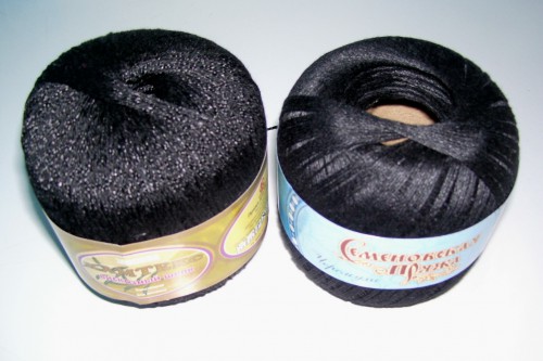&quot;КОМТЕКС&quot; 350 м/100г(88=), &quot;Черёмуха&quot; 585м/100г(56=).