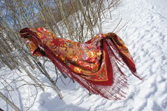 Шаль &quot;Счастливица&quot; 1122 - 6 колорит, Валерия Фадеева