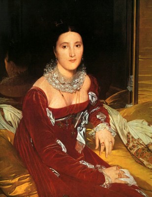 ЭНГР ЖАН ОГЮСТ ДОМИНИК Портрет мадам Сенонн 1814, Нант, музей изящных искусств