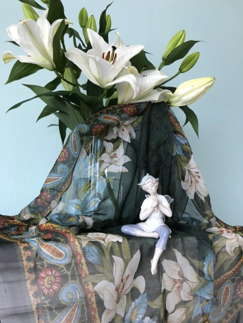 "Воздушный поцелуй", вид 18, 84х84 см