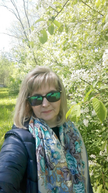 Платок шелковый (крепдешин) &quot;Россияночка&quot;, вид 13, 89х89 см<br />Художник: Жукова Елена