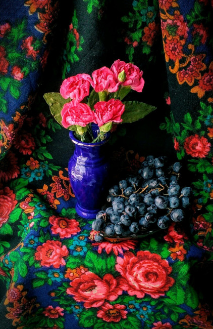 Цветы и фрукты