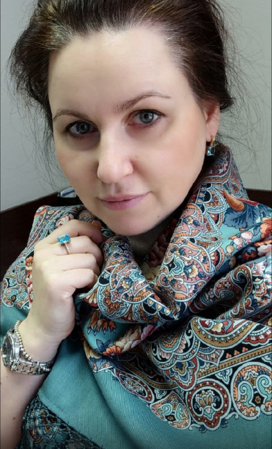 Мчится тройка шаль вид 12 Жукова Елена