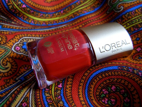 Восточная Птица-0 и лак L'Oreal №525