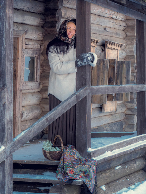 Платок &quot;Мелодия осения&quot;17