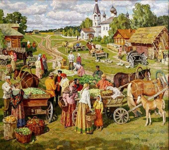 Н. и В. Родионовы Яблочный Спас