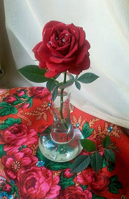 Н. Белокур, Цветочный веер, 110см сторона