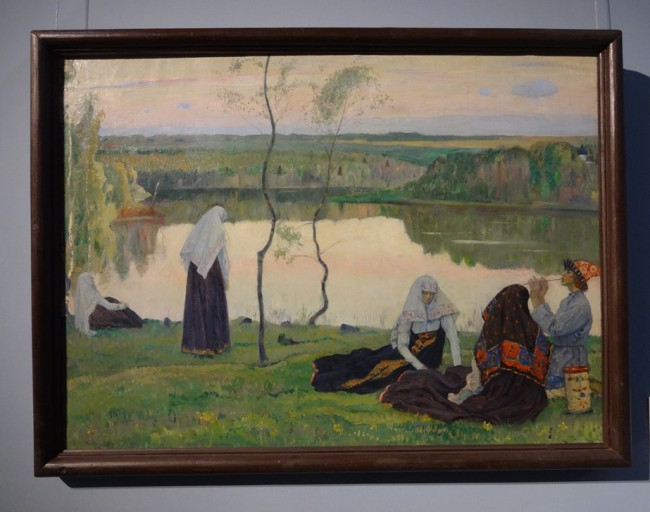 Нестеров М. В.&quot;За Волгой. Пастушок&quot;. 1922 год.