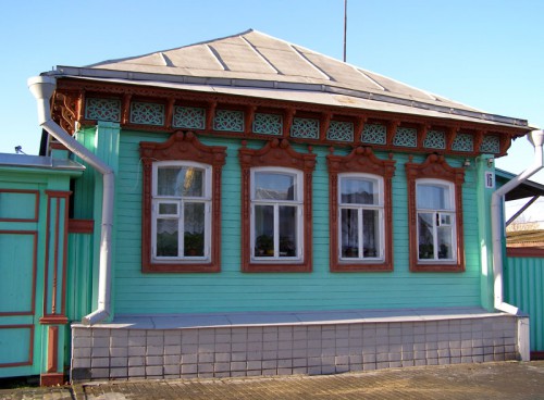 Бирюзовый домик