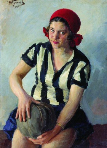 И.И.Куликов Физкультурница 1929.jpg
