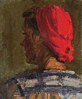 Б.Шолохов Работница в красной косынке 1960-е.jpg