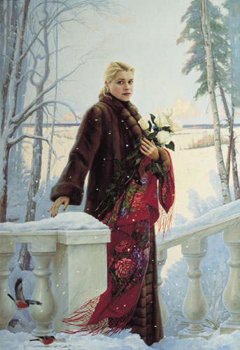 К. Мирошник, Н.Кургузова-Мирошник. "Русская красавица" Похожа на М. Шукшину.