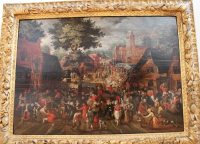 David Vinckboons (Malines, 1575 - Amsterdam, 1632). Féte paysanne ou Kermesse