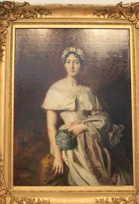 Théodore Chasseriau (1819-1856). Portrait de mademoiselle de Cabarrus. 1848