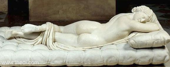 Sleeping Hermaphrodite, Rear. Louvre