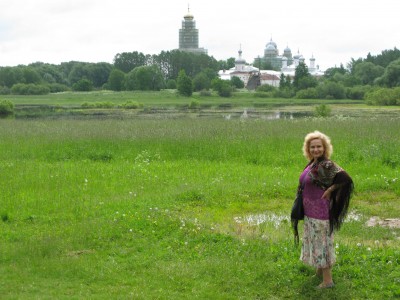 Вид на Юрьев монастырь.