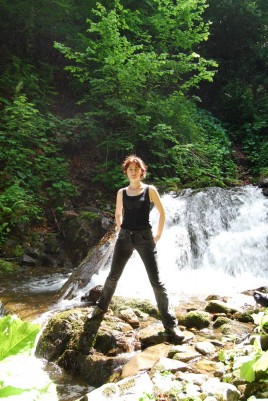 На водопаде