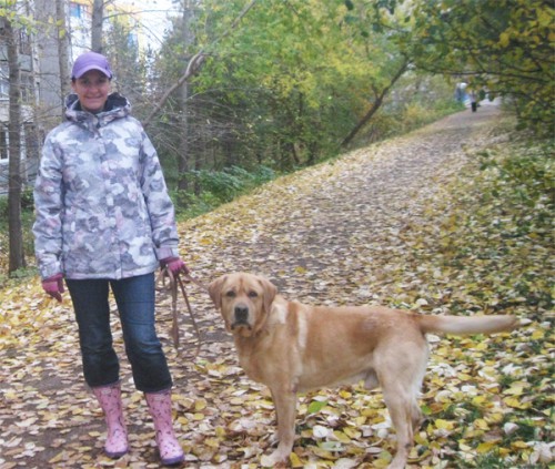 На прогулке