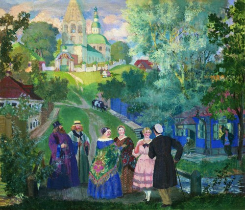 Кустодиев - Лето. Провинция, 1922.jpg
