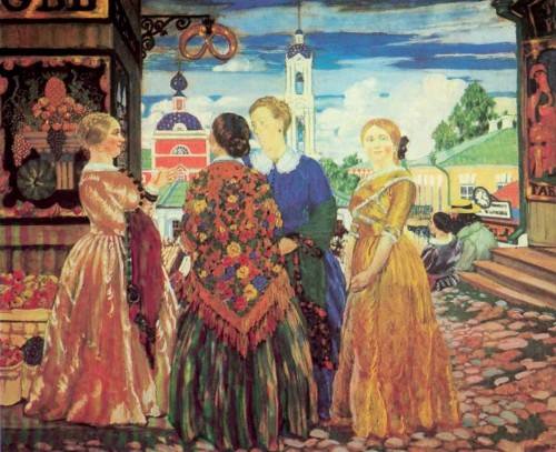 Купчихи в Кинешме. 1912