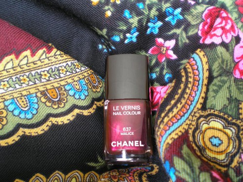 &quot;У камина&quot;-18  и Chanel  Le vernis Malice 637
