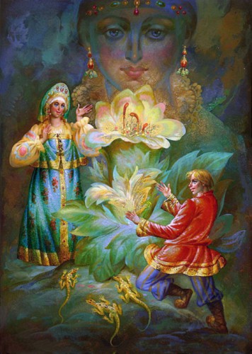 Федоскинская миниатюра с сайта http://gallerynikole.com/post205942627/