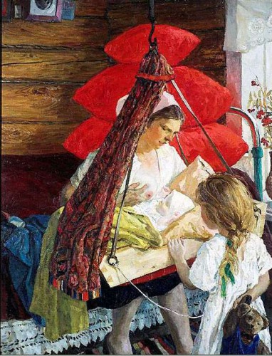 Аркадий Пластов. &quot;Мама&quot;. 1940 год.