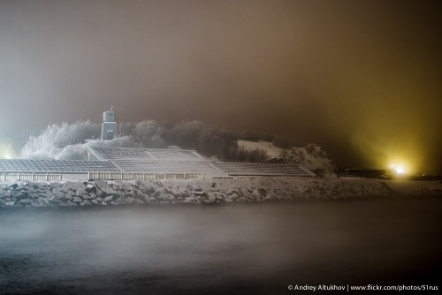 Североморские ночи. На улице до -30°C<br /><br />Автор фото: Andrey Altukhov (flickr.com/photos/51rus)