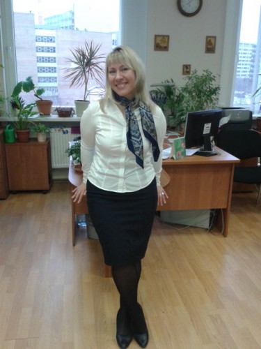 синяя Новелла, шелк.