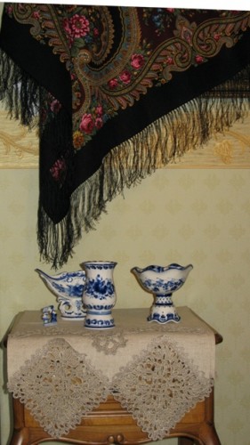 "У камина", рис.1154-18, Клара Зиновьева.