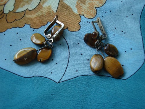 серьги 60-70 гг.